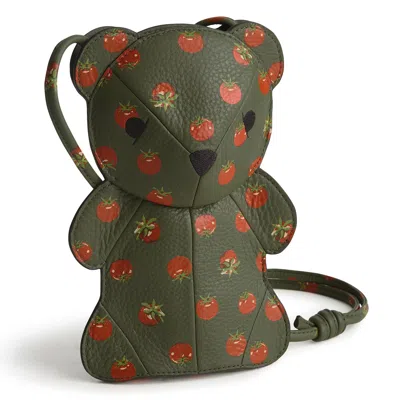 Vera Bradley Outlet Leather Heritage Bear Crossbody In Multi