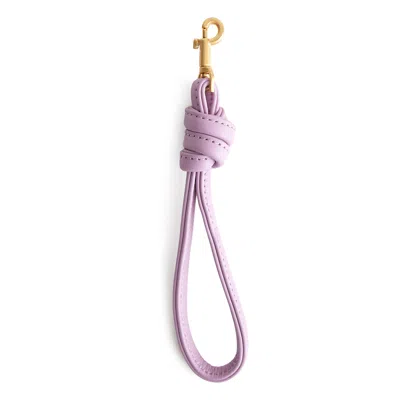 Vera Bradley Outlet Leather Knotted Key Chain In Multi