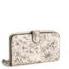 Vera Bradley Outlet Leather Large Tab Wallet In Gray