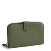 Vera Bradley Outlet Leather Large Tab Wallet In Green