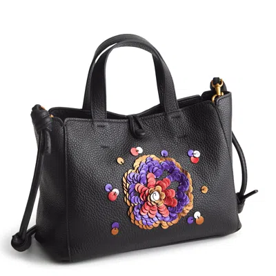 Vera Bradley Outlet Leather Mini Hathaway Tote Bag In Multi