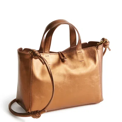 Vera Bradley Outlet Leather Mini Hathaway Tote Bag In Multi