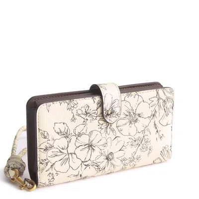 Vera Bradley Outlet Leather Phone Wristlet In Multi