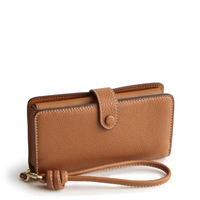 Vera Bradley Outlet Leather Phone Wristlet In Multi