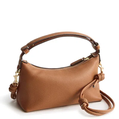 Vera Bradley Outlet Leather Roxbury Crescent Crossbody Bag In Multi