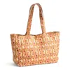 Vera Bradley Outlet Leather Small Hathaway Tote In Multi