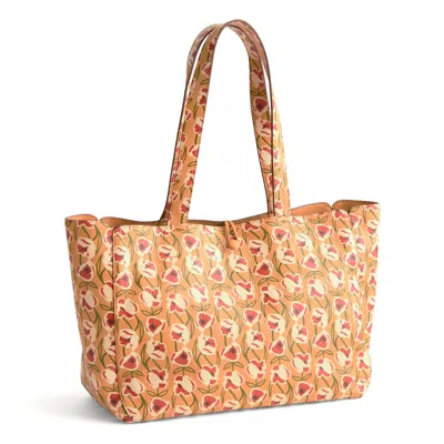 Vera Bradley Outlet Leather Small Hathaway Tote In Multi