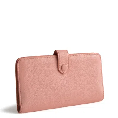 Vera Bradley Outlet Leather Tab Wallet In Pink