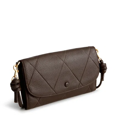 Vera Bradley Outlet Leather Wildwood Wallet Crossbody Bag In Multi