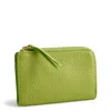 Vera Bradley Outlet Leather Zip Card Pouch In Multi