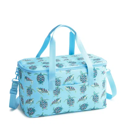 Vera Bradley Outlet Lighten Up Essential Family Cooler In Blue
