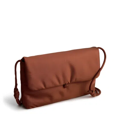 Vera Bradley Outlet Nylon Andover Shoulder Bag In Brown