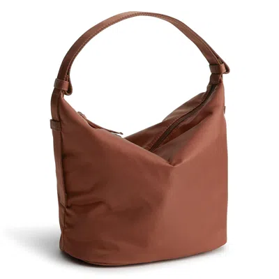 Vera Bradley Outlet Nylon Astoria Shoulder Bag In Brown