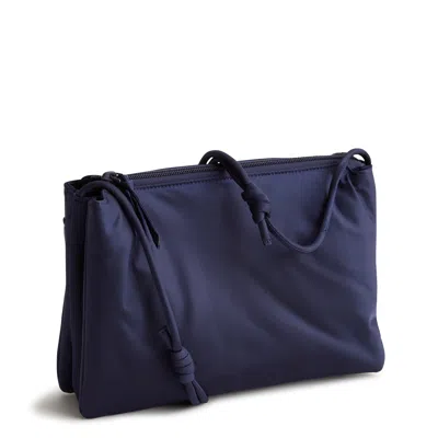 Vera Bradley Outlet Nylon Foxbury Crossbody Bag In Blue