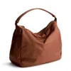 Vera Bradley Outlet Nylon Hobson Hobo Shoulder Bag In Brown