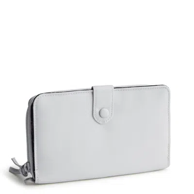 Vera Bradley Outlet Nylon Large Tab Wallet In Gray