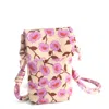 Vera Bradley Outlet Nylon Phone Case Crossbody Bag In Multi