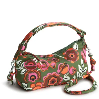 Vera Bradley Outlet Nylon Roxbury Crescent Crossbody Bag In Multi