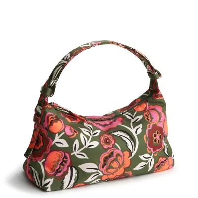Vera Bradley Outlet Nylon Roxbury Crescent Shoulder Bag In Multi