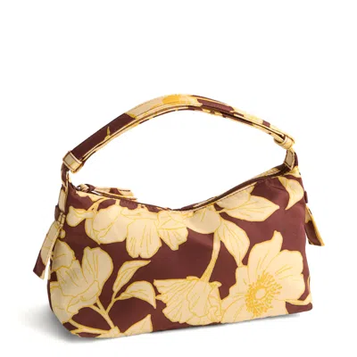 Vera Bradley Outlet Nylon Roxbury Crescent Shoulder Bag In Multi