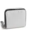 Vera Bradley Outlet Nylon Small Zip-around Wallet In Gray