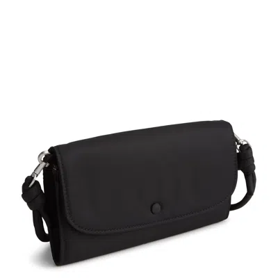 Vera Bradley Outlet Nylon Wildwood Wallet Crossbody Bag In Black