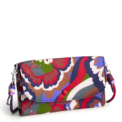 Vera Bradley Outlet Nylon Wildwood Wallet Crossbody Bag In Multi