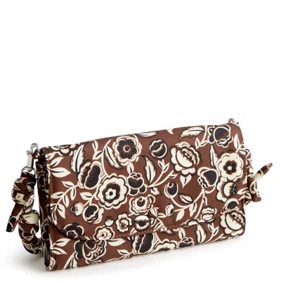 Vera Bradley Outlet Nylon Wildwood Wallet Crossbody Bag In Multi