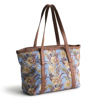 Vera Bradley Outlet Oxford Canvas Hathaway Tote Bag In Multi