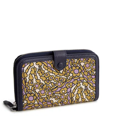 Vera Bradley Outlet Oxford Canvas Large Tab Wallet In Multi