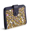 Vera Bradley Outlet Oxford Canvas Small Tab Wallet In Black
