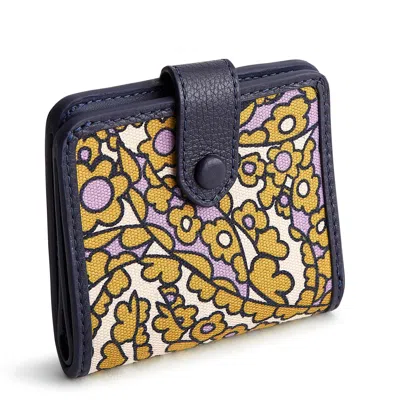 Vera Bradley Outlet Oxford Canvas Small Tab Wallet In Black