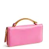 Vera Bradley Outlet Patent Faux Leather Accordion Wristlet In Multi