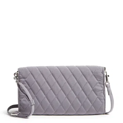 Vera Bradley Outlet Polyester Wallet Crossbody In Grey