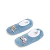 Vera Bradley Outlet Soft Fleece Slippers In Blue