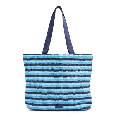 Vera Bradley Outlet Straw Vera Tote In Multi