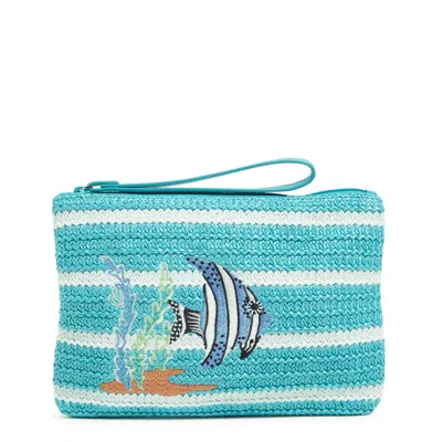 Vera Bradley Outlet Straw Wristlet In Multi