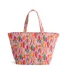 Vera Bradley Outlet Ultralight Travel Tote Bag In Multi