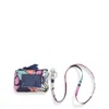 Vera Bradley Outlet Ultralight Zip Id And Lanyard In Multi