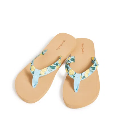 Vera Bradley Outlet Webbing Strap Flip Flops M In Multi
