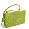 Vera Bradley Outlet Woven Faux Leather Knotted Wristlet In Multi
