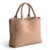 Vera Bradley Outlet Woven Faux Leather Small Hathaway Tote In Multi
