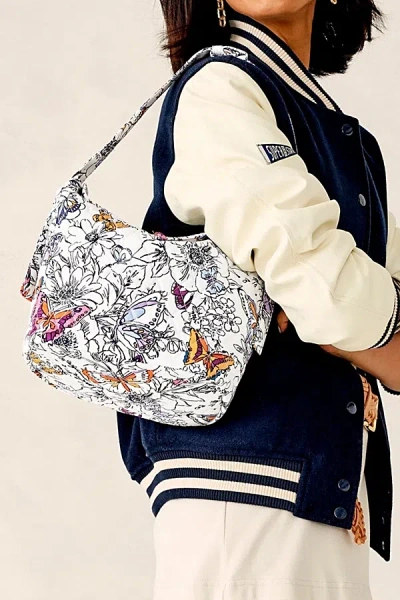 Vera Bradley Quilted Cotton Astoria Shoulder Bag In Wing/bloom, Women's At Urban Outfitters