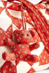 Vera Bradley Quilted Cotton Bitty Bear Bag Charm In Tiny Poppies At Urban Outfitters