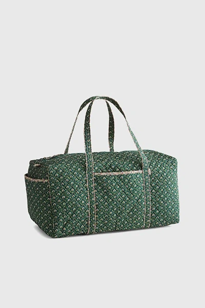 Vera Bradley Quilted Cotton Large Duffel Bag In Mistletoe Lattice, Women's At Urban Outfitters
