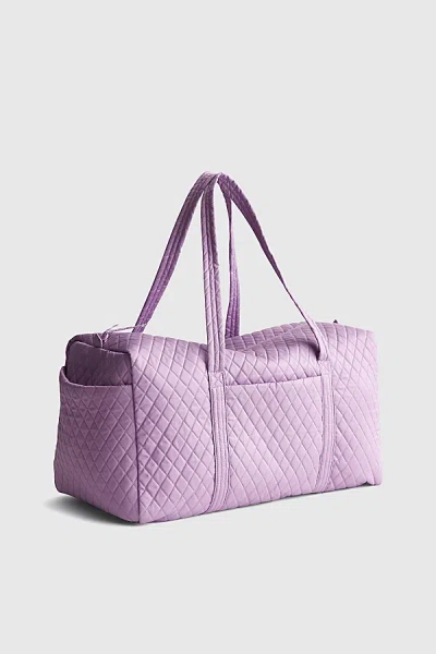Vera Bradley Quilted Cotton Large Duffel Bag In Purple Rhapsody, Women's At Urban Outfitters