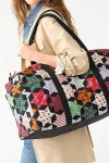 Vera Bradley Quilted Cotton Large Duffel Bag In Star Patchwork, Women's At Urban Outfitters
