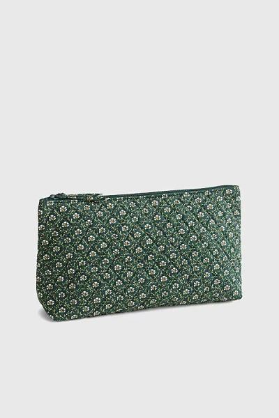 Vera Bradley Quilted Cotton Large Pouch In Mistletoe Lattice, Women's At Urban Outfitters