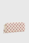 Vera Bradley Quilted Cotton Medium Continental Wallet In Rachel Ditsy, Women's At Urban Outfitters In Neutral