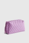 Vera Bradley Quilted Cotton Medium Makeup Bag In Purple Rhapsody, Women's At Urban Outfitters